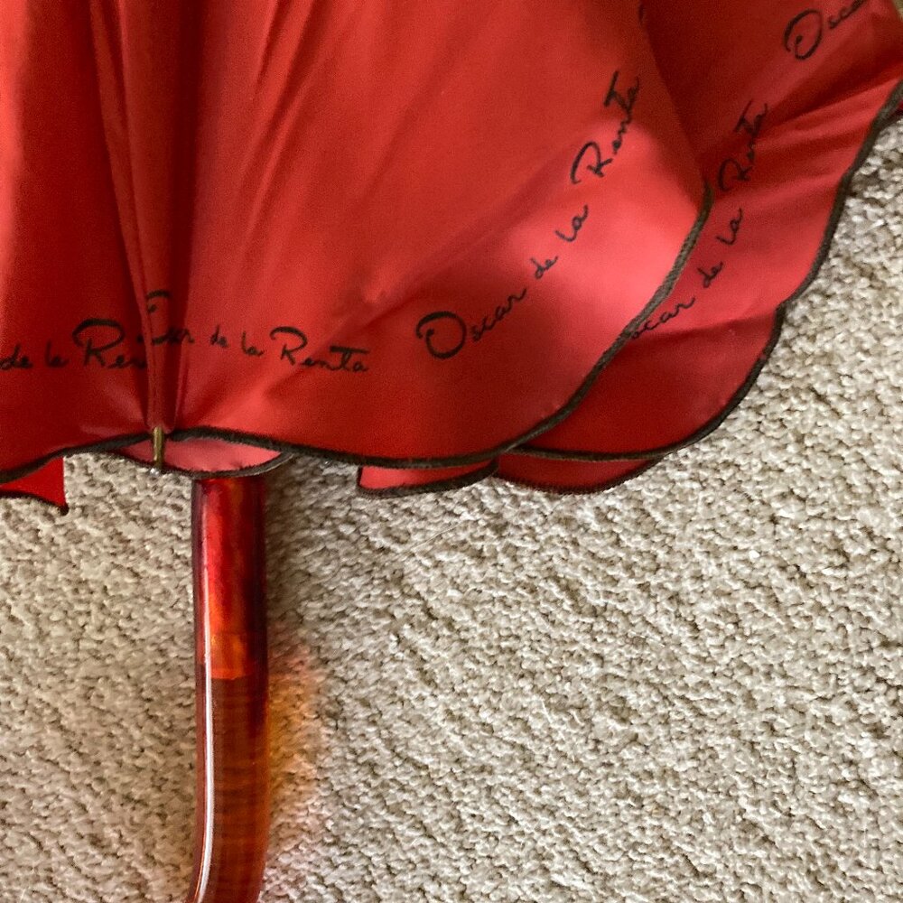 VTG OSCAR DE LA RENTA UMBRELLA - Picture 3 of 8